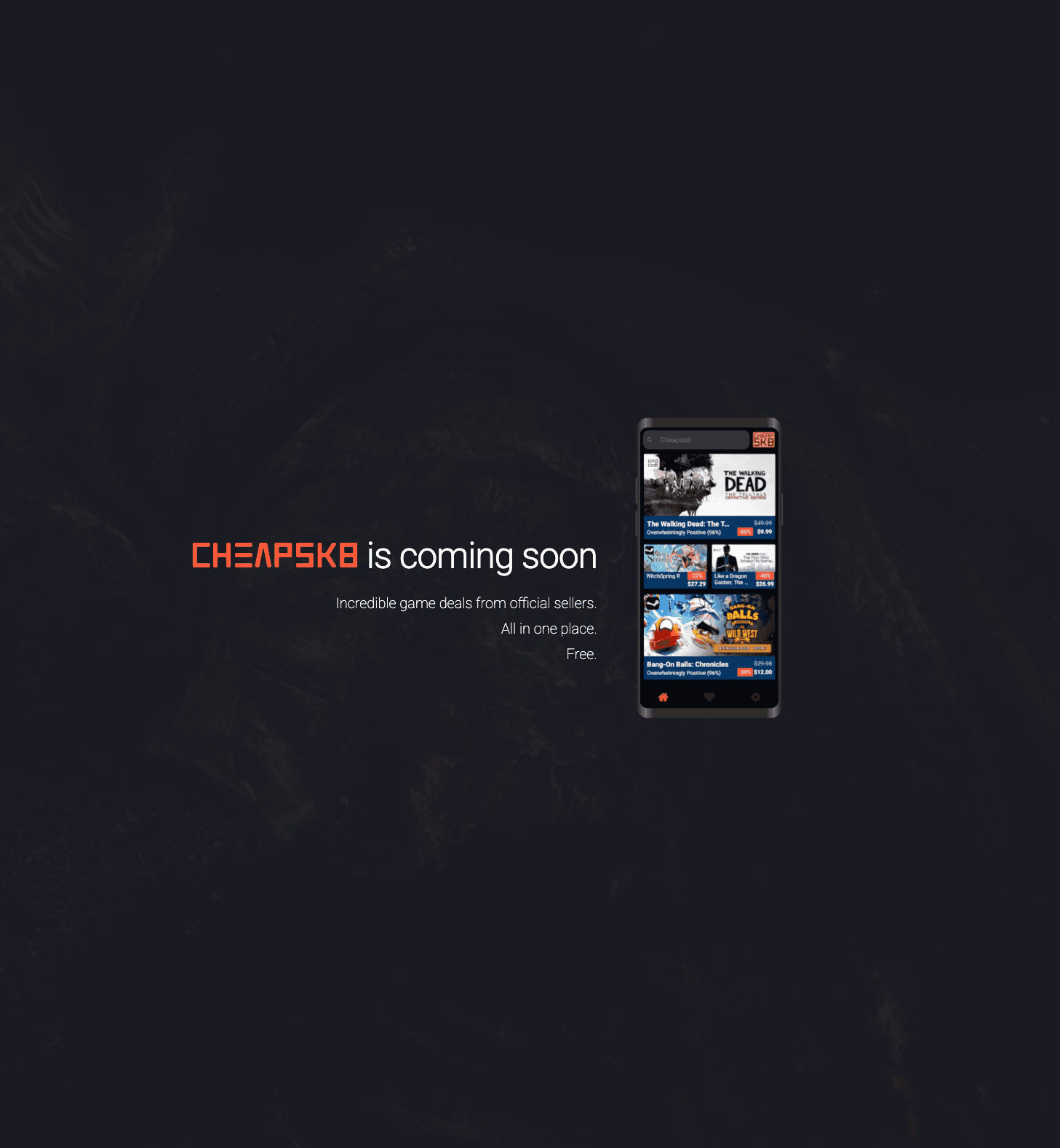 Cheapsk8 website homepage